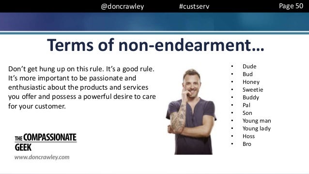 Words of endearment for men